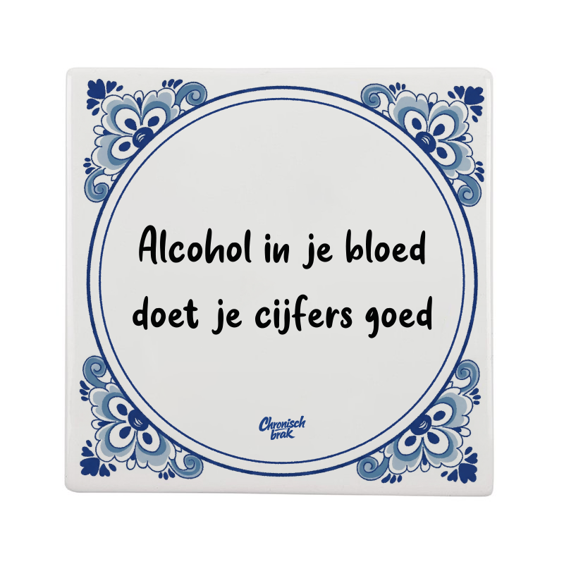 Alcohol in je bloed doet je cijfers goed
