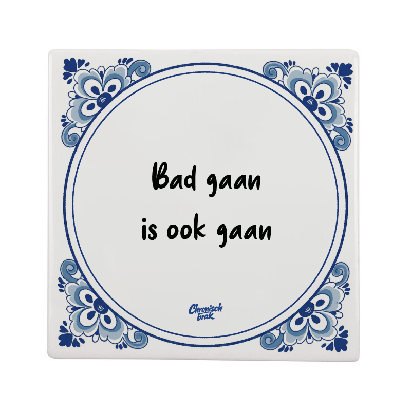 Bad gaan is ook gaan