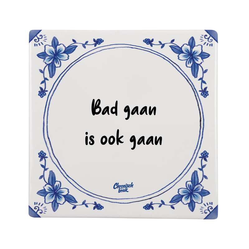 Bad gaan is ook gaan