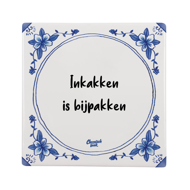 Inkakken is bijpakken