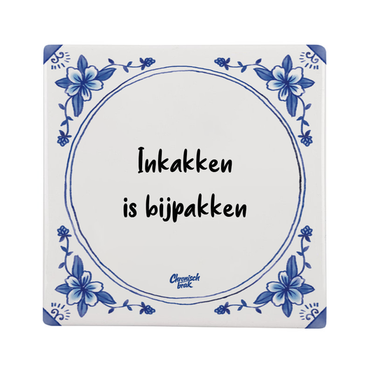 Inkakken is bijpakken