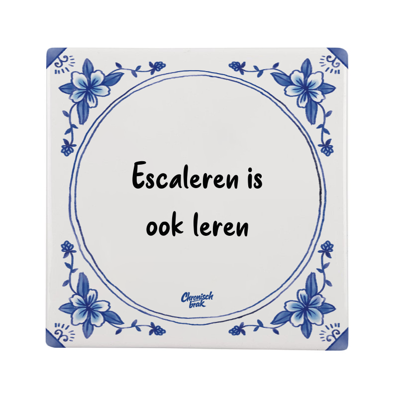 Escaleren is ook leren